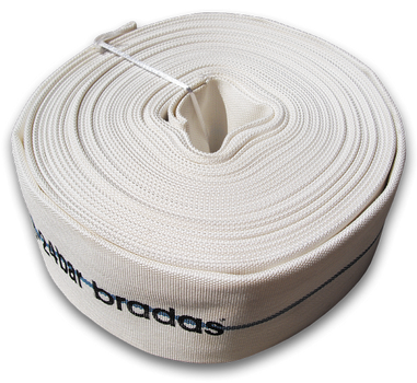 Шланг плоский пожарный LINED HOSE 8 BAR – 3” – 30м Bradas
