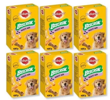 Pedigree Multi Biscrok 500г 6шт