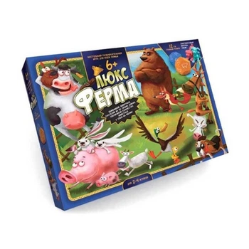 Гра настільна Danko Toys "Ферма ЛЮКС" російська мова (G-FL-UA-01-01)