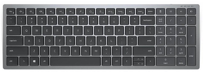 Dell Клавіатура Compact Multi-Device Wireless Keyboard - KB740 - Russian(QWERTY)