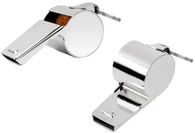 Набір металевих свистків Newt Whistle для суддів, рефері, тренерів у чохлі зі шнурком 2 шт (NE-F-WRM)