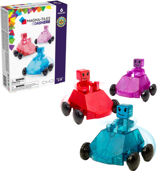 Klocki magnetyczne Magna-Tiles Dashers 6 elementów (0850025176255)