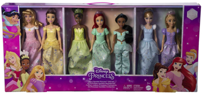Zestaw lalek Mattel Disney Princess Story Sparkle 7 szt (0194735120543)