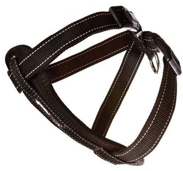 Шлея для собак Ezydog Harness Neoprene Black L 49-84 см (5708214102064)
