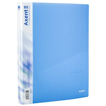 Папка на 4-х кільцях Axent 1208-22-A, А4, 35 мм, синя
