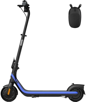 Набір Електросамокат Segway Ninebot C2 PRO E Black/Blue (AA.10.04.02.0013) + Сумка Xiamen на кермо для електросамоката Xiamen Чорна (PH050604)