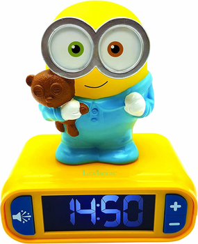 Lampka nocna-budzik Lexibook Nightlight Alarm Clock With Sounds Minions (3380743084602)