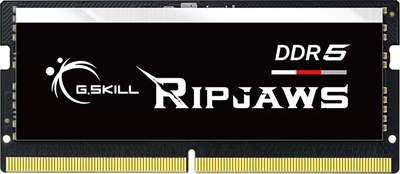 RAM G.Skill SODIMM DDR5-4800 32768MB PC5-38400 (Kit of 2x16384MB) Ripjaws Black (F5-4800S3434A16GX2-RS)