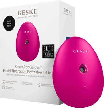 Електронний освіжувач для зволоження обличчя GESKE Facial Hydration Refresher 4 в 1 бузковий