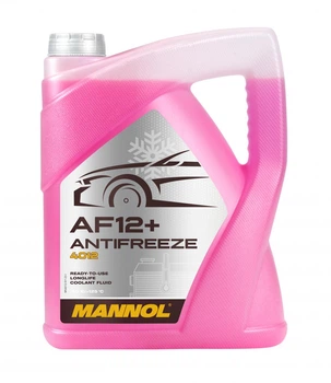 Антифриз MANNOL 4012 Longlife Antifreeze AF12+ -40°C 5л червоний готовий розчин