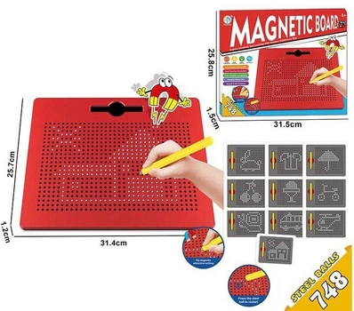 Магнітна досточка A-toys 10 карток з прикладами, YM2204