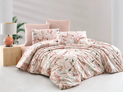 Постільна білизна Karna Home Mariel двоспальне рожеве