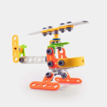 Конструктор Hanye Toys Вертолет HANYE 78 дет. (J-7710)