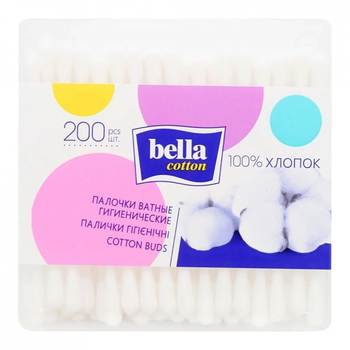 Ватные палочки Bella Cotton 200 шт. (5900516400040) (201645)