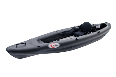 Байдарка з надувним каркасом Zelgear Spark 370 одномісна чорна