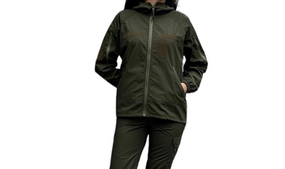 Тактическая военная легкая куртка XL хаки, олива