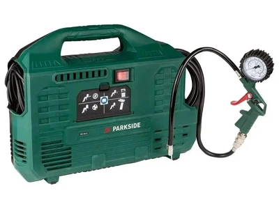 Автомобильный безмасляный компрессор Parkside PKZ 180 C3 8 бар 1100 Вт