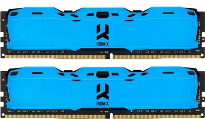 Оперативна пам'ять Goodram DDR4-3200 32768MB PC4-25600 (Kit of 2x16384) IRDM X Blue (IR-XB3200D464L16A/32GDC)