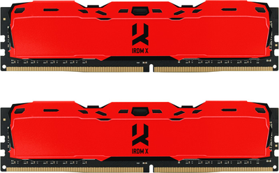 Pamięć Goodram DDR4-3200 32768MB PC4-25600 (Kit of 2x16384) IRDM X Red (IR-XR3200D464L16A/32GDC)