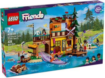 Zestaw klocków LEGO Friends Sporty wodne na obozie kempingowym 628 elementów (42626)