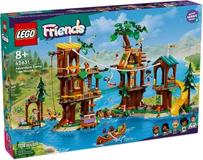 Zestaw klocków LEGO Friends Domek na drzewie na obozie kempingowym 1128 elementów (42631)