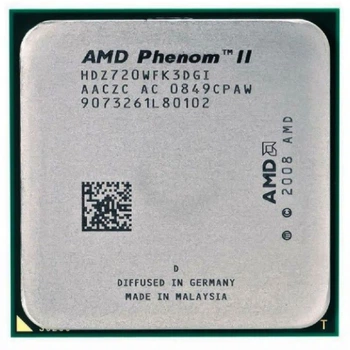 Процессор sAM3 AMD Phenom II X3 720, 2,8-2,8 МГц, 3-3 core, Нет, 95W Б/У