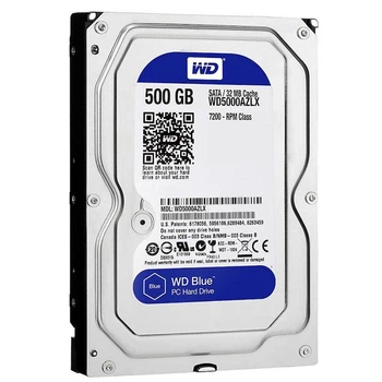 Жесткий диск 500 ГБ Western Digital (для ПК, 3.5", 7200 об/мин, 32 МБ, SATAIII, WD5000AZLX) Б/У