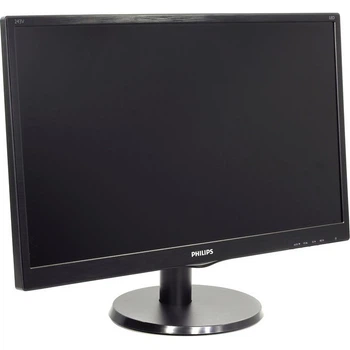 Монитор 23.6" LED VA, Philips 243V5QHSBA, 1920 x 1080 (FullHD), 8 мс, 16:9, VGA, DVI, HDMI Б/У