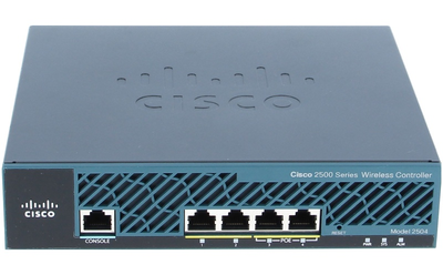 Контроллер Cisco AIR-CT2504-K9, 4xGbit, 2xPoE, Console Б/У
