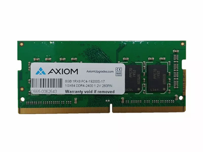 Оперативная память 8 ГБ, DDR4, для ноутбуков, Axiom (2400 МГц, 1.2 В, CL17, 8GBS424BS3A17) Б/У