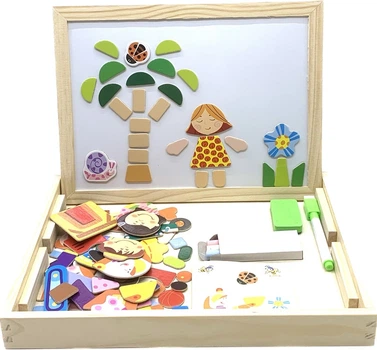 Дерев'яна іграшка Tree Toys Маленький фантазер із магнітною мозаїкою (MD 2083 A)