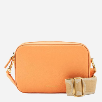 Torebka crossbody damska ze skóry naturalnej Coccinelle Tebe E5MN555I101-G61  Pomarańczowya (8059978591616)