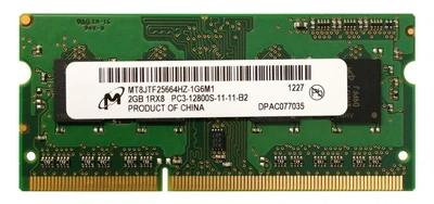 Оперативная память Micron MT8JTF25664HZ-1G6M1 2GB PC3-12800 DDR3-1600MHz 11-11-B2 Б/У
