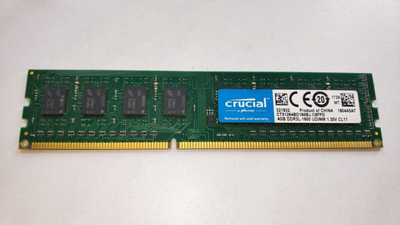 Оперативная память Crucial CT51264BD160BJ.C8FPD 4GB PC3L-12800 DDR3L-1600MHz Б/У