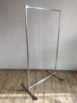 Стойка для одежды одинарная, вешалка для одежды, 155*85*50 см - С2(L)