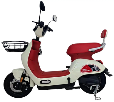 Электроскутер E-Titan City 14" White-Red 20Ah до 55-80 км