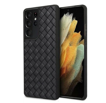 Чехол Primo BV Weaving для смартфона Samsung Galaxy S21 Ultra (SM-S998) - Black Primo WEAVING-SAM-G998-B черный