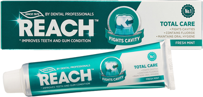 Зубная паста Reach Total Care Fresh Mint Свежая мята 150 г (8801051313437)