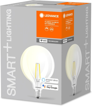 Żarówka LED Ledvance Smart WiFi 6W 2700K 230V E27 Warm White Kula (4058075528291)
