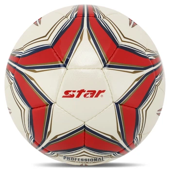Мяч футбольный STAR PROFESSIONAL GOLD SB344G №4 Composite Leather Белый-красный