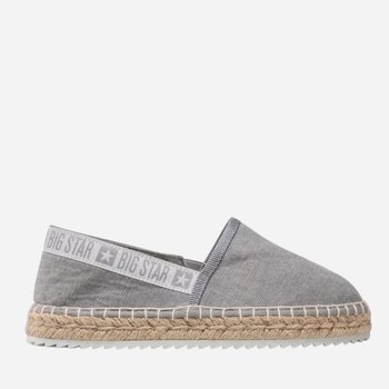 Damskie espadryle Big Star JJ274876 39 Szare (5900714495527)