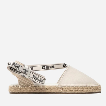 Damskie espadryle Big Star JJ274862 38 Beżowe (5900714495206)