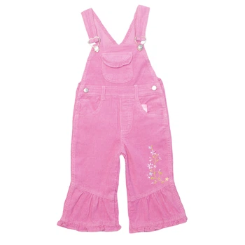 Полукомбинезон вельвет для девочки Hawk Kids COL711514 92 см Розовый