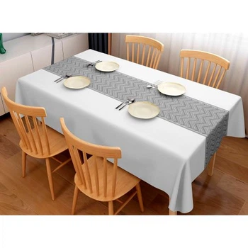 Клеенка на стол Stenson Glossy MA-5143, ПВХ, тканевая основа, 3-слойная, 1.37×20 м
