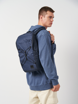 Тканинний рюкзак 18 л вміщує формат А4 Jack Wolfskin Sooneck 2020321-1010 Темно-синій (4064993996234)