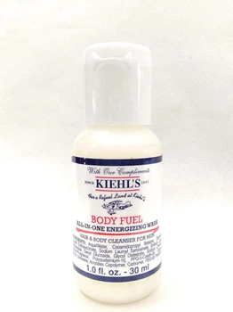 Чоловічий очищуючий і тонізуючий гель для тіла та волосся Kiehl's Body Fuel All-in-One Energizing Wash (30 мл)