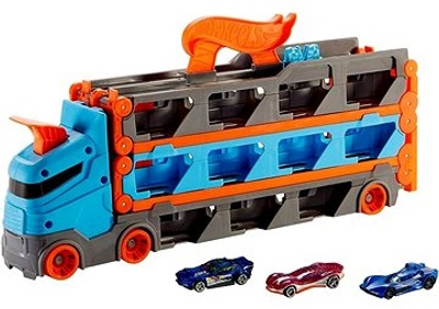 Wyścigowy transporter Hot Wheels 2 w 1 (0194735048991)