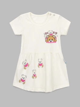 Платье для девочки Baby Show 13151 68 см Молочный