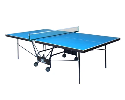 Всепогодный теннисный стол для улицы GSI-sport Compact Outdoor Alu Line Gt-4 синий