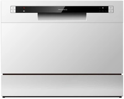 Philco Посудомоечная машина настольная, 6компл., F, 55см, дисплей, белый